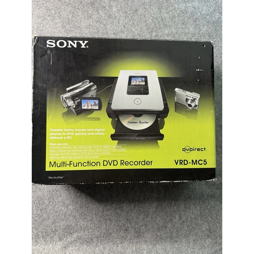 Sony Multi-Function DVD Recorder VRD-MC5 DVDirect